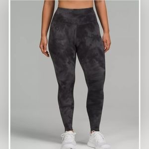 Lululemon Wunder Train Contour Fit HR 25" Diamond Dye Leggings